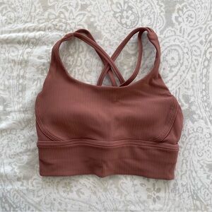 {lululemon} ribbed sports bra